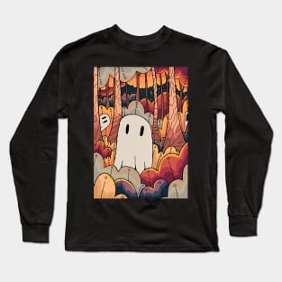 Little ghost forest Long Sleeve T-Shirt